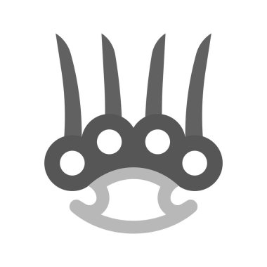 Pençe simgesi vektör görüntüsü. Mobil uygulama web uygulaması ve yazdırma ortamı için uygundur.