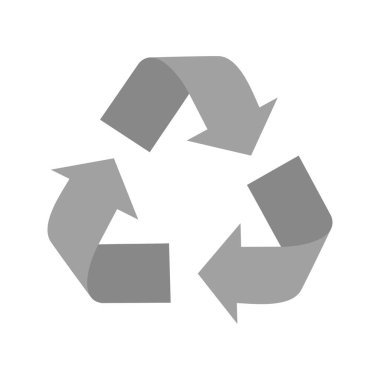 Sembol simge vektör görüntüsü geri dönüşümü. Mobil uygulama web uygulaması ve yazdırma ortamı için uygundur.