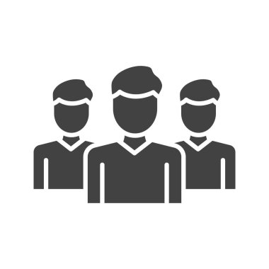 Takım ikonu vektör görüntüsü. Mobil uygulama web uygulaması ve yazdırma ortamı için uygundur.