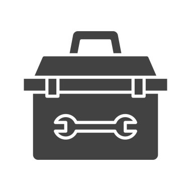 Araç Kutusu simgesi vektör resmi. Mobil uygulama web uygulaması ve yazdırma ortamı için uygundur.