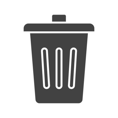 Çöp simgesi vektör görüntüsü. Mobil uygulama web uygulaması ve yazdırma ortamı için uygundur.