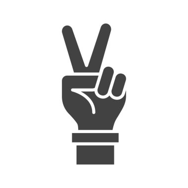 Zafer ikonu vektör görüntüsü. Mobil uygulama web uygulaması ve yazdırma ortamı için uygundur.