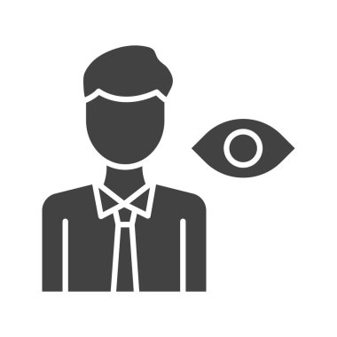 Vision icon vector image. Suitable for mobile application web application and print media.