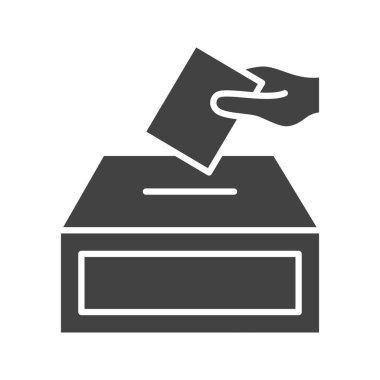 Oylama simgesi vektör görüntüsü. Mobil uygulama web uygulaması ve yazdırma ortamı için uygundur.