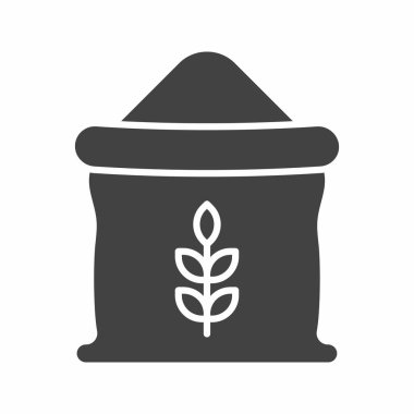 Buğday unu ikonu vektör görüntüsü. Mobil uygulama web uygulaması ve yazdırma ortamı için uygundur.