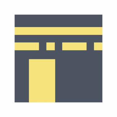 Kabe ikonu vektör görüntüsü. Mobil uygulama web uygulaması ve yazdırma ortamı için uygundur.