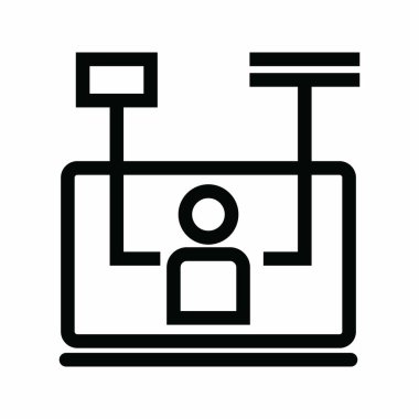 Kullanıcı Deneyimi simge vektörü. Mobil uygulamalar, web uygulamaları ve yazdırma ortamları için elverişli.