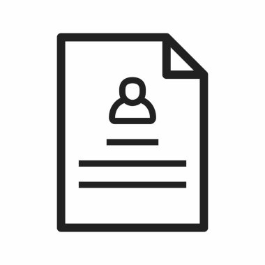 Kullanıcı Profili ikon vektörü. Mobil uygulamalar, web uygulamaları ve yazdırma ortamları için elverişli.