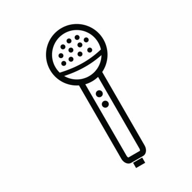 Wireless Microphone icon vector. Suitable for mobile apps, web apps and print media. clipart