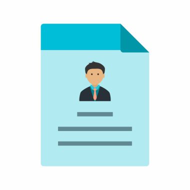 Kullanıcı Profili ikon vektör resmi. Mobil uygulamalar, web uygulamaları ve yazdırma ortamları için elverişli.