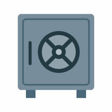 Kasa ikonu vektör görüntüsü. Mobil uygulamalar, web uygulamaları ve yazdırma ortamları için elverişli.