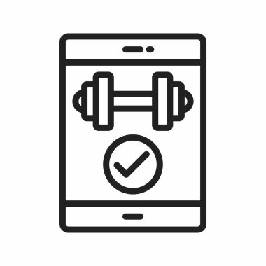 Eğitim Uygulaması simgesi. Mobil uygulamalar, web uygulamaları ve yazdırma ortamları için elverişli.