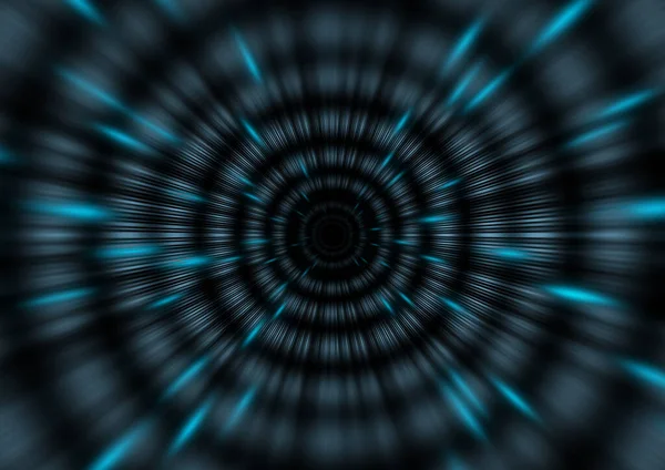 Digital Technology Tunnel High Tech Lines Abstract Speed Motion Blurred — Stock Photo, Image