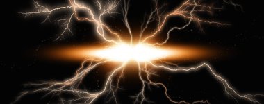 Nükleer füzyon. İki atom çekirdeği çarpışarak daha ağır bir çekirdek oluşturur ve yüksek karbonsuz enerji açığa çıkarır.