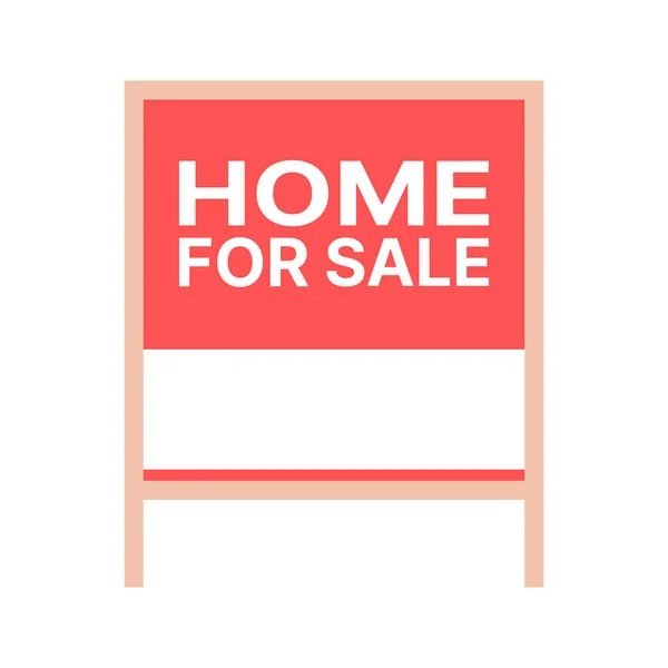 House sale sign. Vector isolated sign
