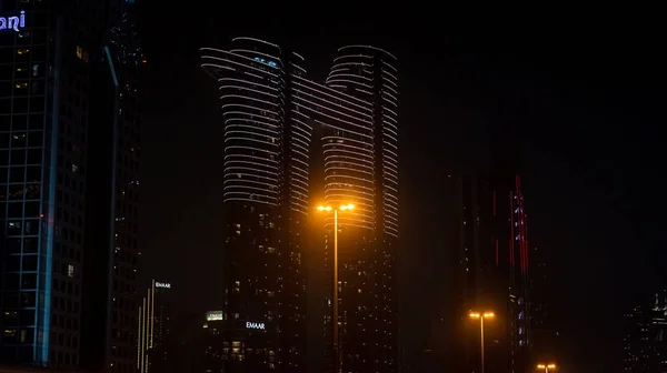 Dubaj Nocą — Zdjęcie stockowe
