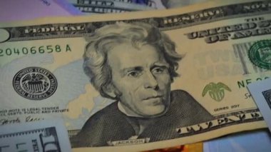 euro banknotes and coins, dollar banknotes with bitcoin, dirhams with bitcoin