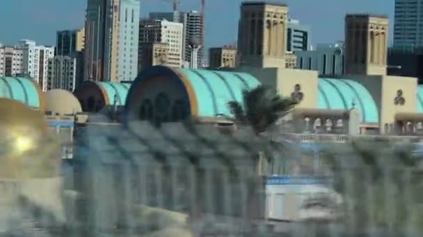 Sharjah City View Sharjah Roads City Road — Wideo stockowe