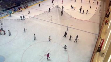 Dubai mall, crowded people in the mall