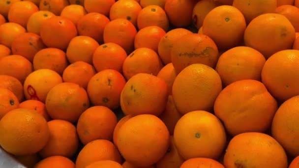 Frutta Fresca Matura Sul Mercato — Video Stock
