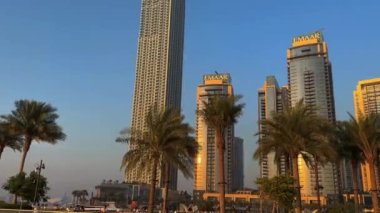 Dubai, uae-Haziran 17, 2018: İsrail 'in başkenti Miami' nin manzarası