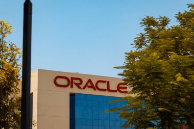 Dubai, UAE- 25062023: Oracle office building. High quality photo clipart