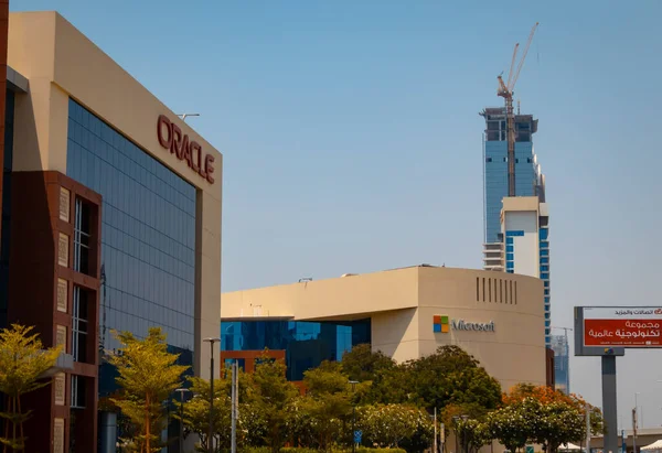 Dubai Uae 25062023 Oracle Office Building Foto Alta Qualidade — Fotografia de Stock
