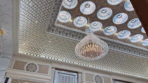 Abu Dhabi Uae 25062023 Watan Qasr Prezidentský Palác Vysoce Kvalitní — Stock video