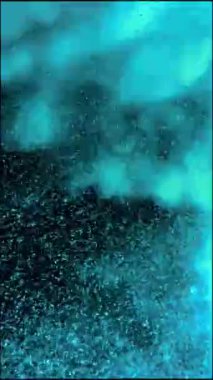 Arka plan boşluğu, su oksijeni, oksijenin bulanık hareketi, animasyon. Yüksek kalite 4k görüntü