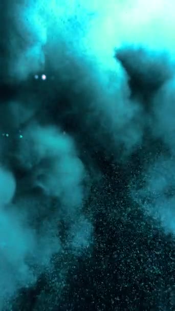 Background Space Water Oxygen Blurry Motion Oxygen Animation High Quality — Stock Video