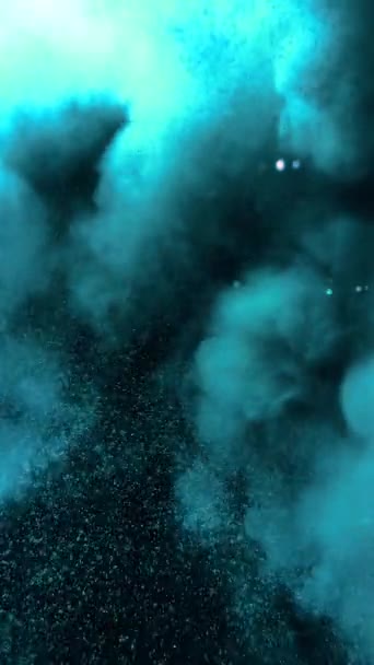Fundo Com Espaço Água Oxigenada Movimento Turvo Oxigênio Animação Imagens — Vídeo de Stock
