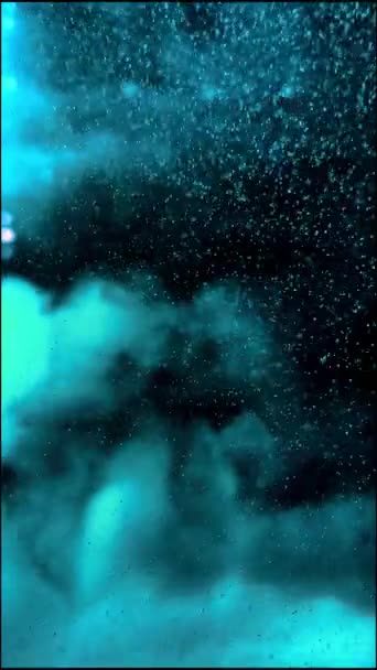 Фон Космосом Водяним Киснем Розмитим Рухом Кисню Анімацією Високоякісні Кадри — стокове відео