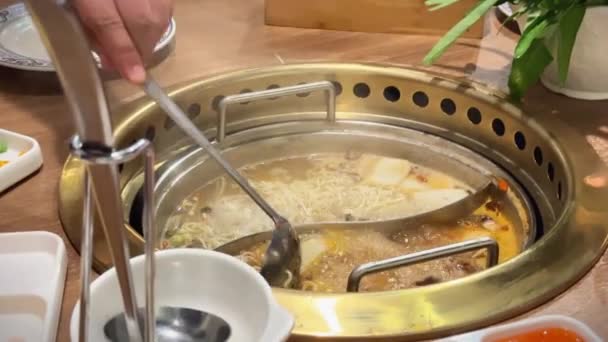 Κινέζικη Πικάντικη Κουζίνα Υψηλής Ποιότητας Υλικό Fullhd — Αρχείο Βίντεο
