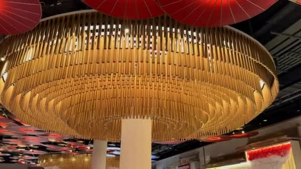 Chinatown Centrum Handlowym Dubai Wysokiej Jakości Materiał — Wideo stockowe