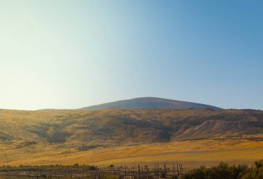 Dağların güzel manzarası