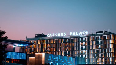 Caesars Sarayı mavi suları. Yüksek kalite fotoğraf