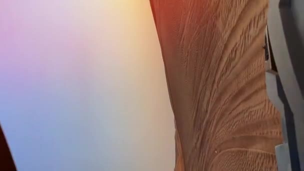 Extreme Sand Riding Buggy Ride Desert Desert Sunset High Quality — Stock Video