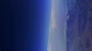 Güzel beyaz bulutların havadan görünümü