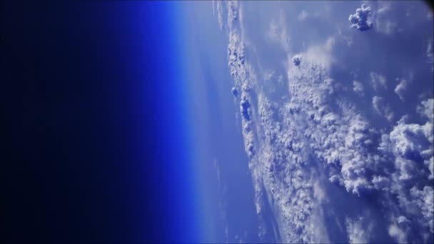 Planeta Tierra Desde Espacio — Vídeo de stock