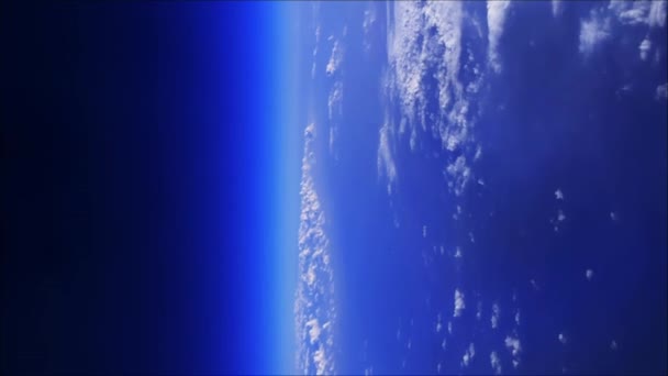 Planeta Tierra Espacio Renderizado Elementos Esta Imagen Amueblada Por Nasa — Vídeo de stock