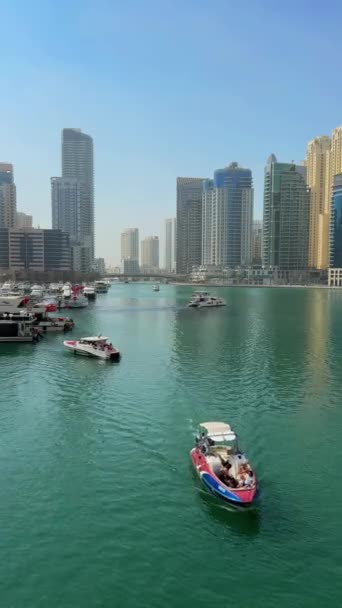 アラブ首長国連邦 アメリカ合衆国 デュバイ アラブの都市 — ストック動画