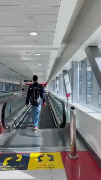 People Walking Airport — Stock Video