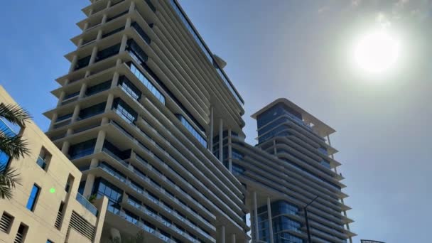 Arquitectura Moderna Centro Miami — Vídeos de Stock