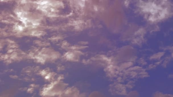 Blue Sky Clouds Background Stock Footage
