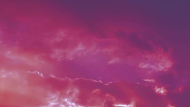 Abstract Colorful Sky Clouds Royalty Free Stock Footage