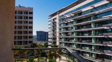 tel aviv, İsrail - Haziran 18, 2018: tel aviv, İsrail sokaklarındaki modern binaların görüntüsü