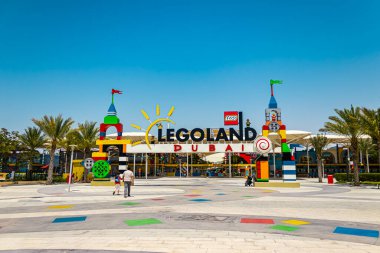 Dubai, uae: dünya en ünlü parklardan biridir ve legolans