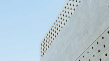 Modern şirket mimarisi, iş ve başarı konseptine sahip şehir manzaralı ofis binaları. Yüksek kalite fotoğraf