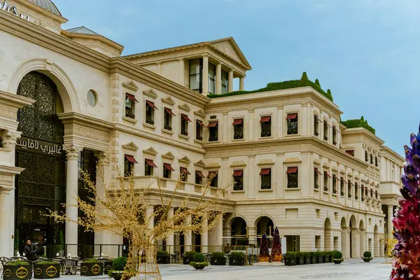 stock image Doha, Qatar- 25082024: Modern city street. High quality photo