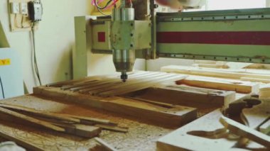 Eski moda marangoz atölyesi iç mimarisi. Yüksek kalite 4k görüntü